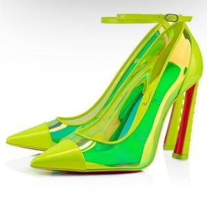 Christian Louboutin Condorapik PVC
Debout Iridescent heels RETAIL 1,045